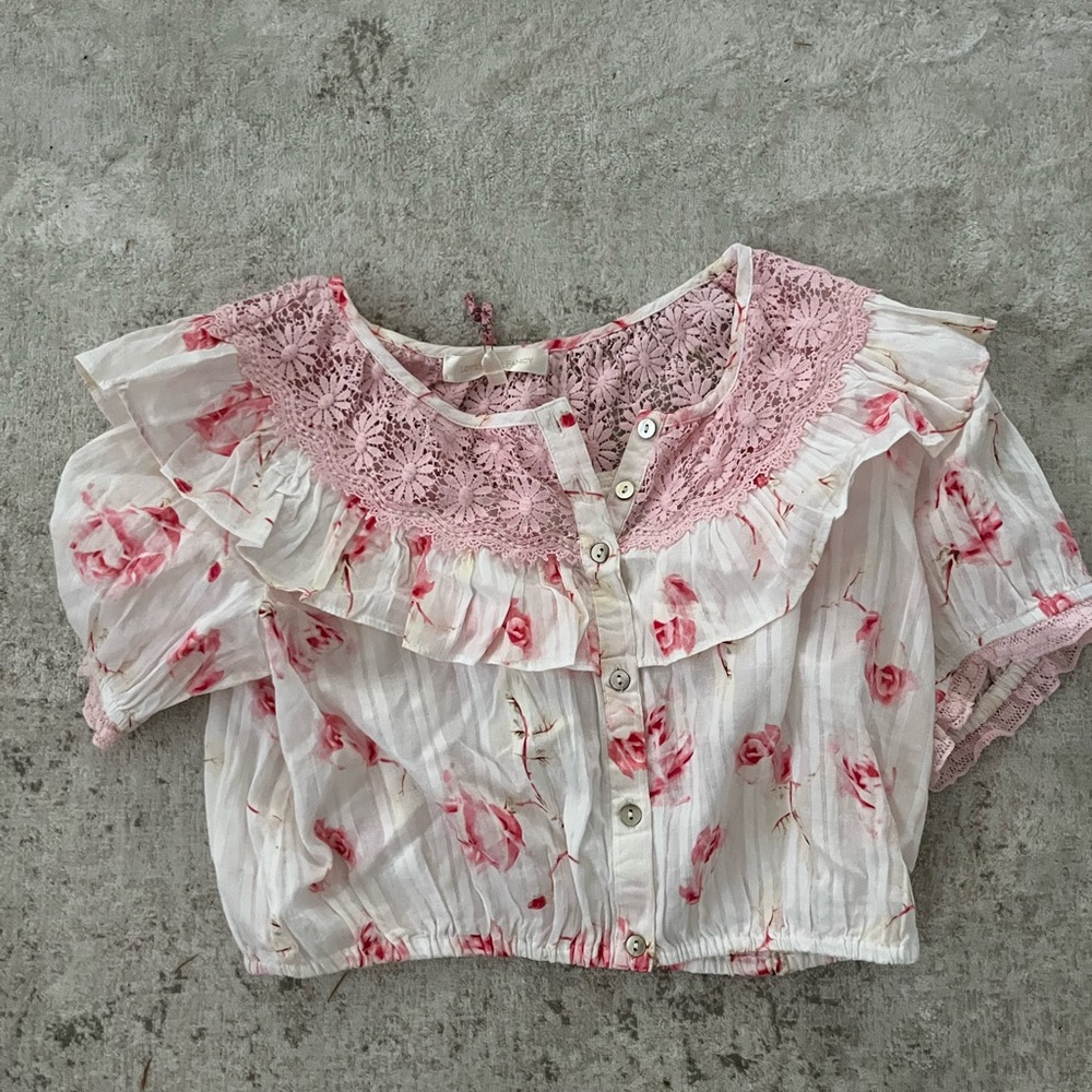 Loveshackfancy elania top